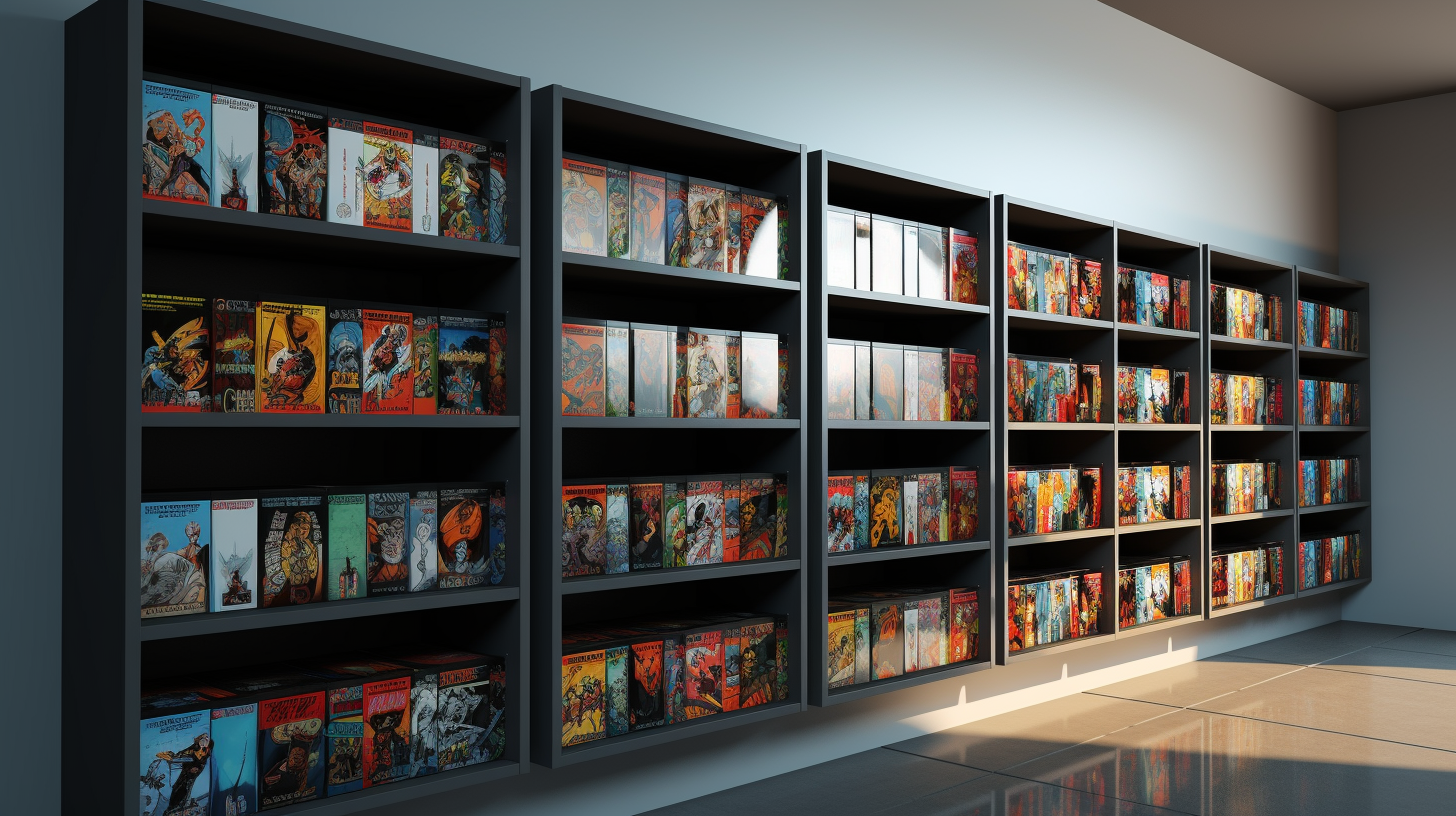 Comic Storage Shelves